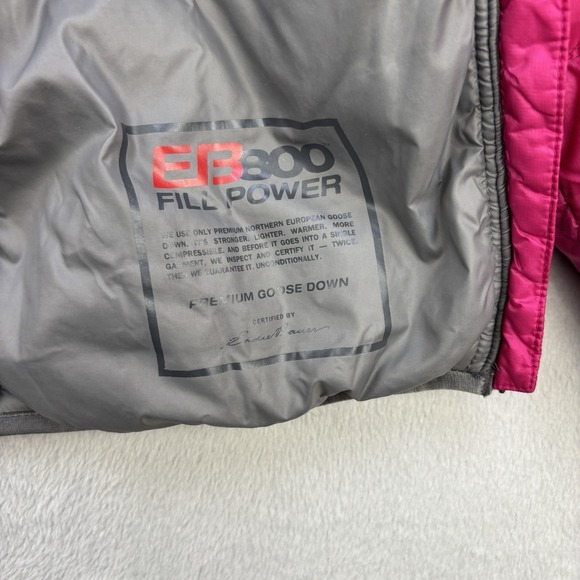 Eddie Bauer Jacket Women XL Pink First Ascent EB800 Fill Goose Down Whittaker - Picture 8 of 15